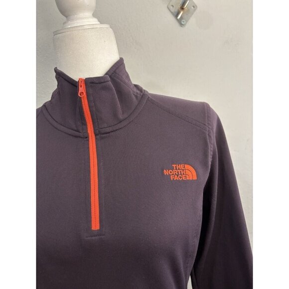 The North Face Purple Glacier 1/4 Zip Pullover Fleece Women Small - Picture 2 of 11